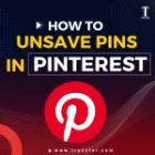 How to Unsave Pins in Pinterest