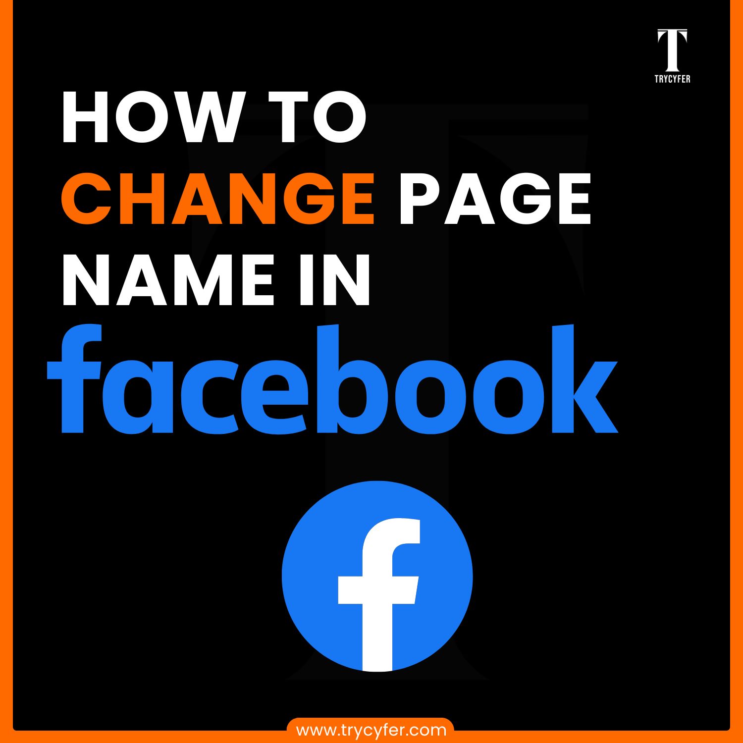 How to Change Page Name in Facebook