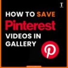 How to Save Pinterest Videos in Gallery